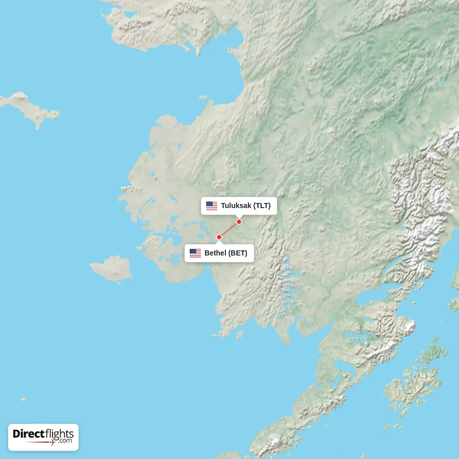 TLT - BET route map