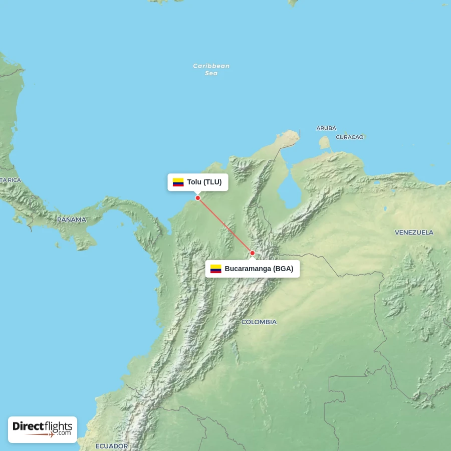 TLU - BGA route map