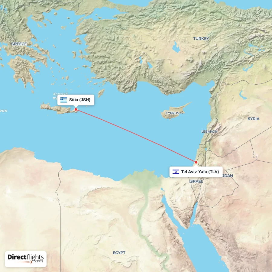 TLV - JSH route map