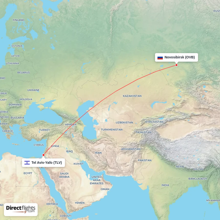 TLV - OVB route map