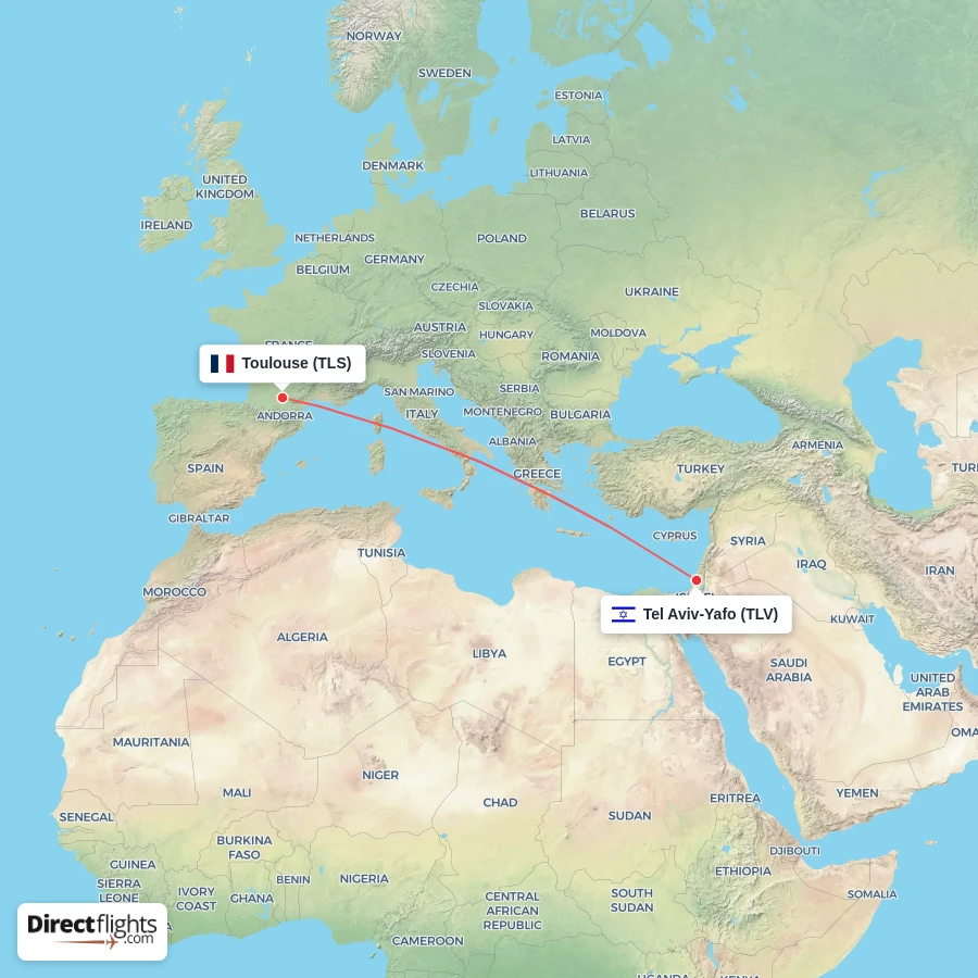 TLV - TLS route map