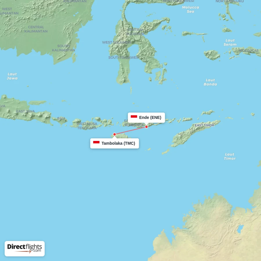 TMC - ENE route map