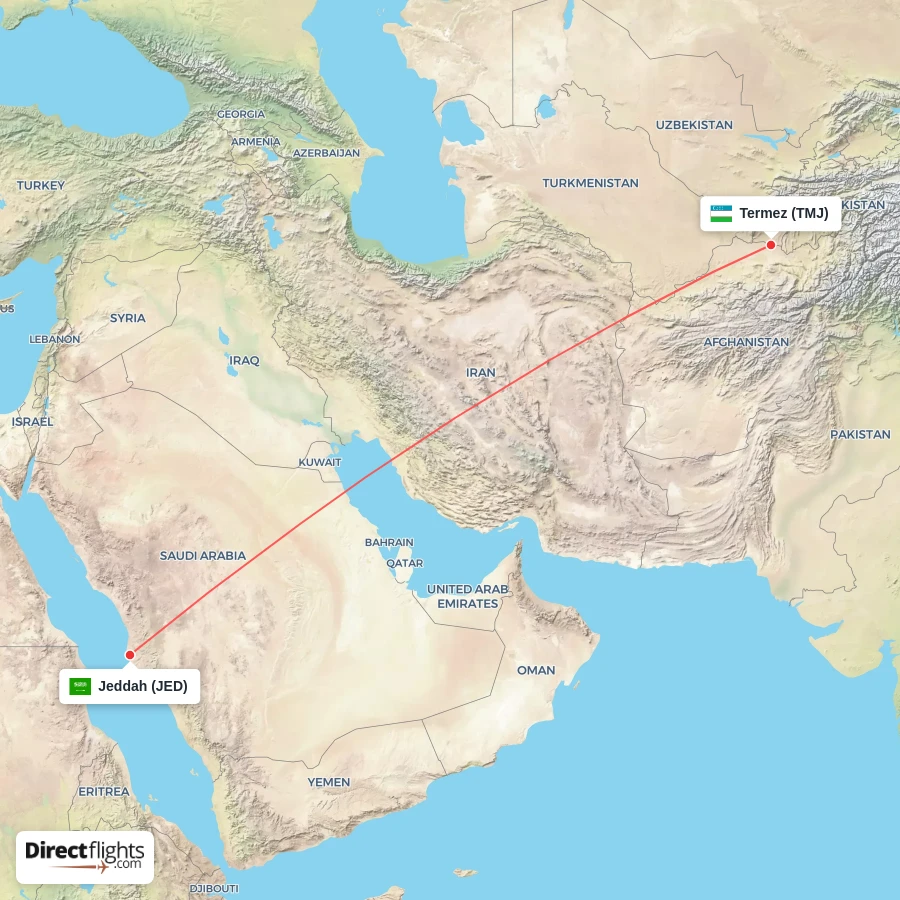 TMJ - JED route map