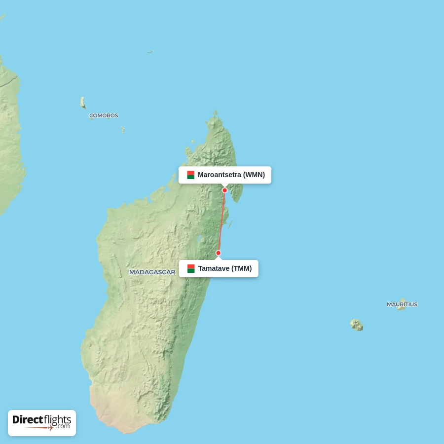 TMM - WMN route map
