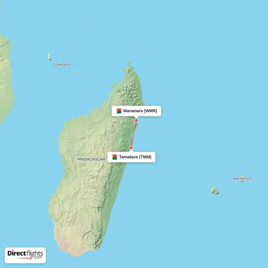 TMM - WMR route map