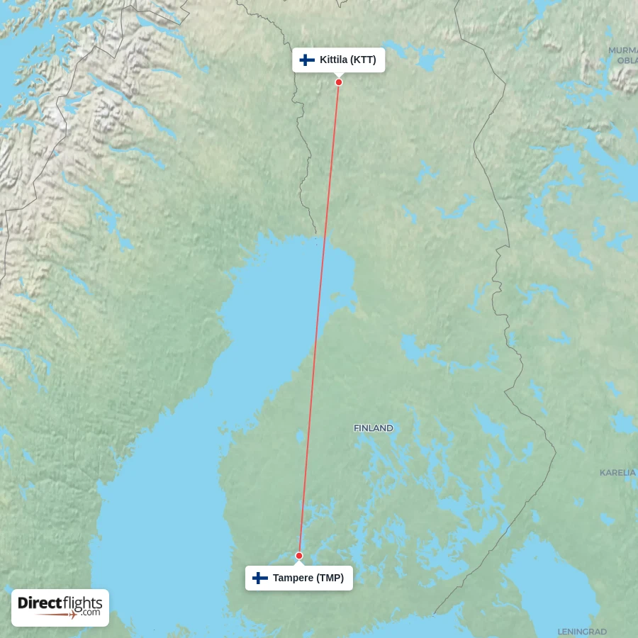 TMP - KTT route map