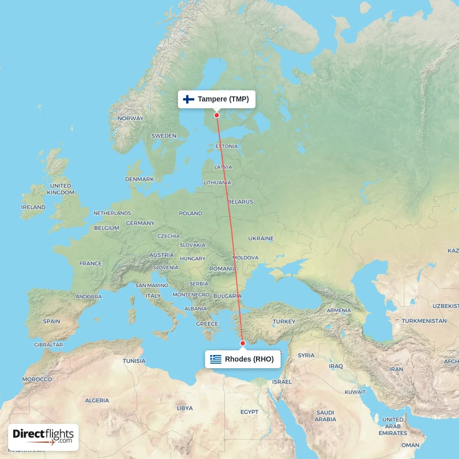 TMP - RHO route map