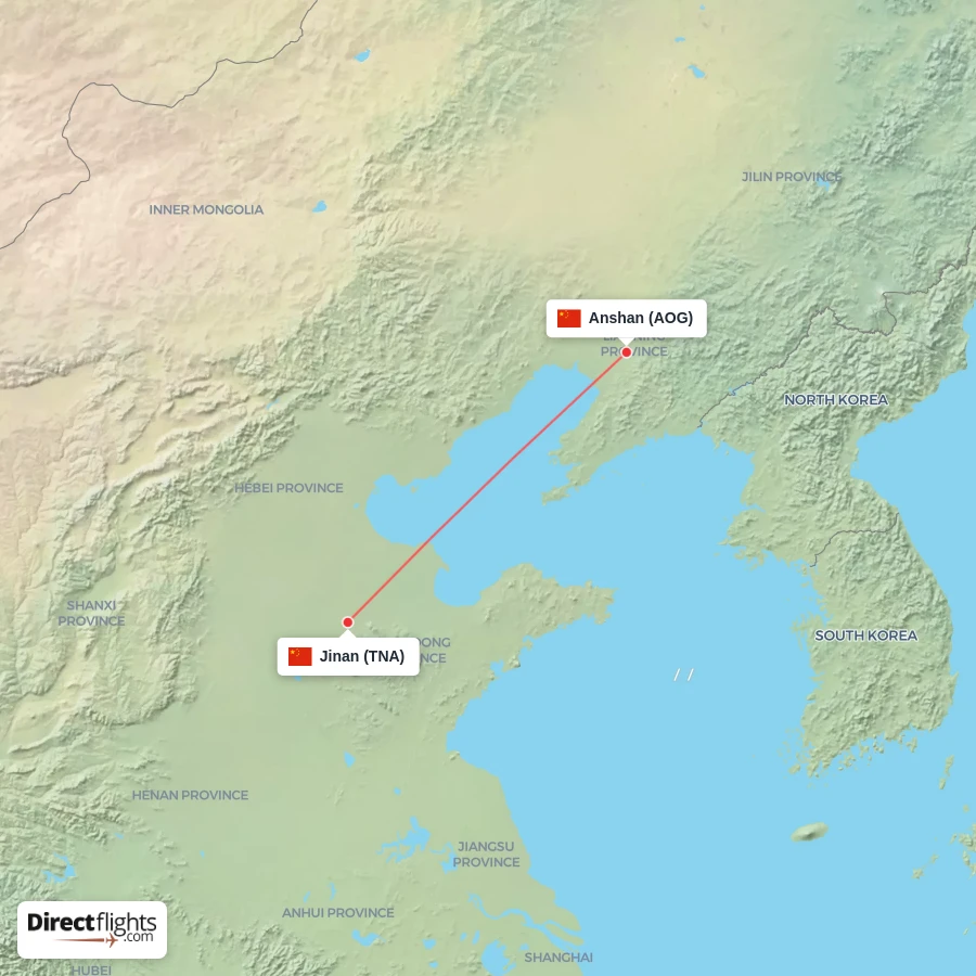 TNA - AOG route map