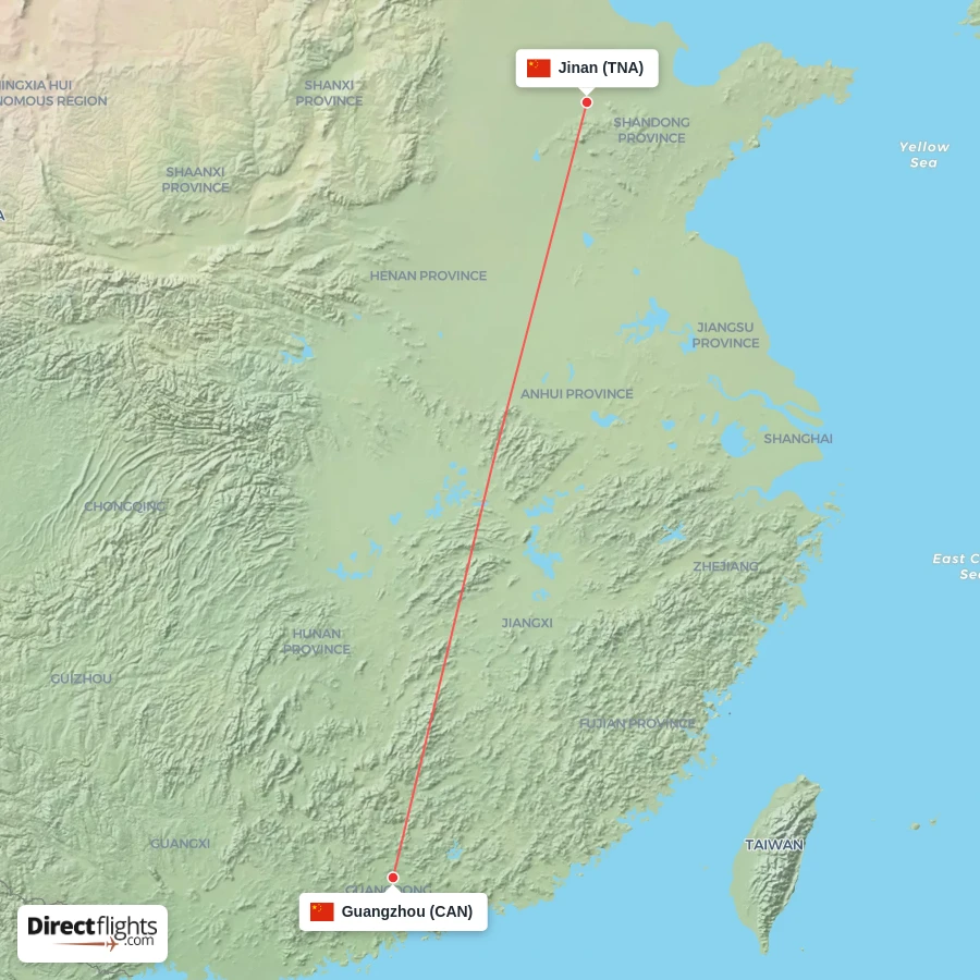 TNA - CAN route map