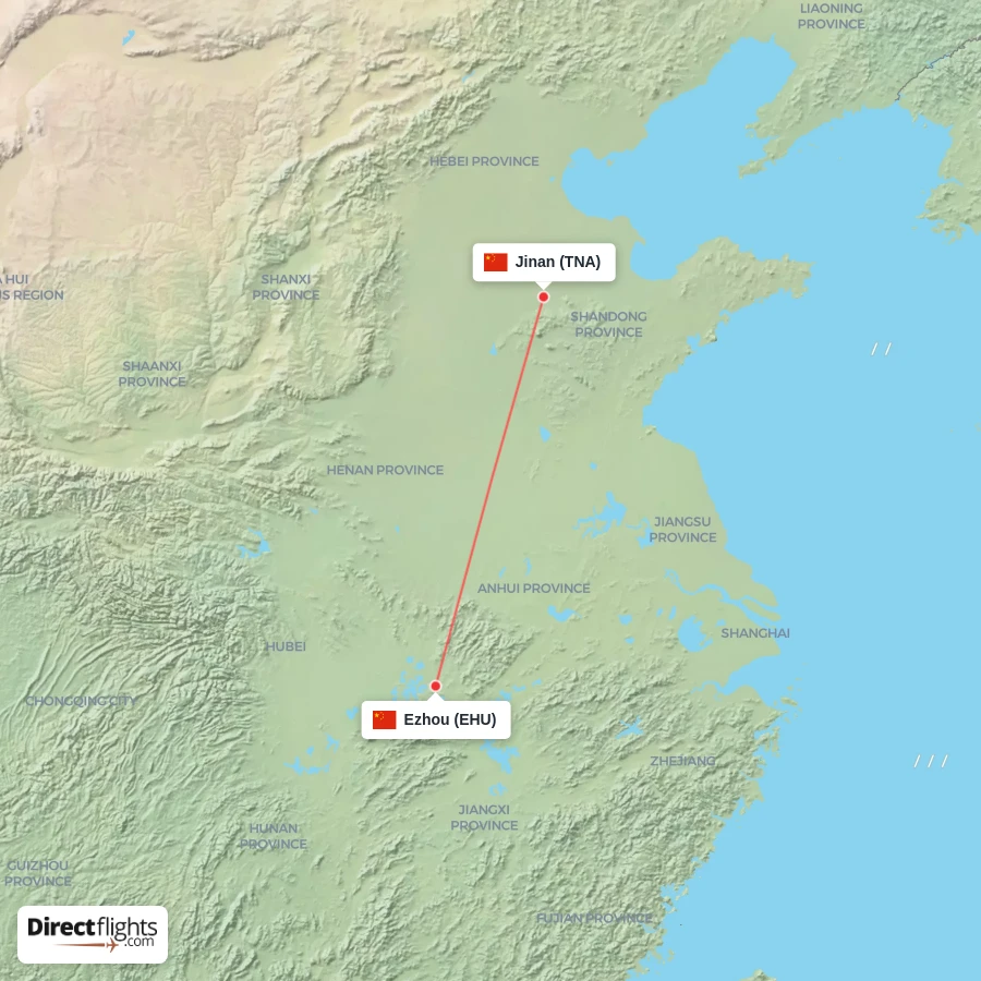 TNA - EHU route map