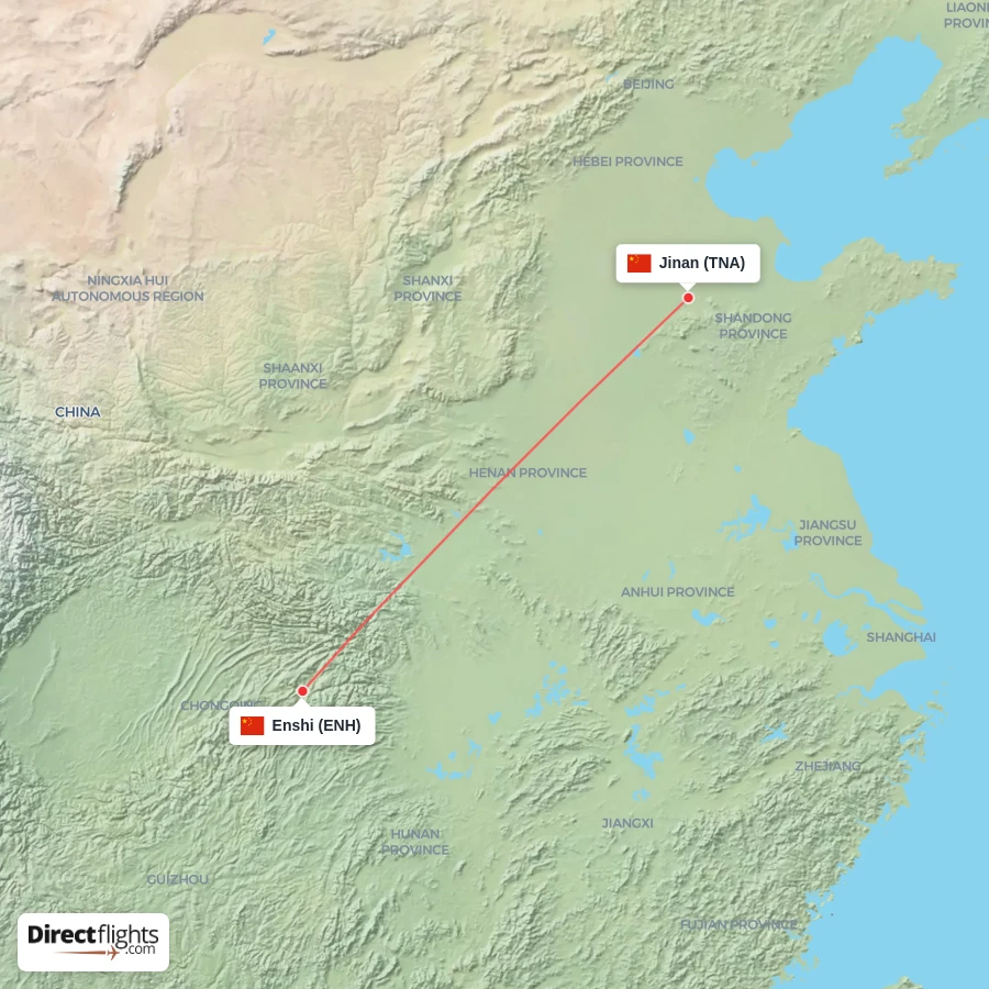 TNA - ENH route map