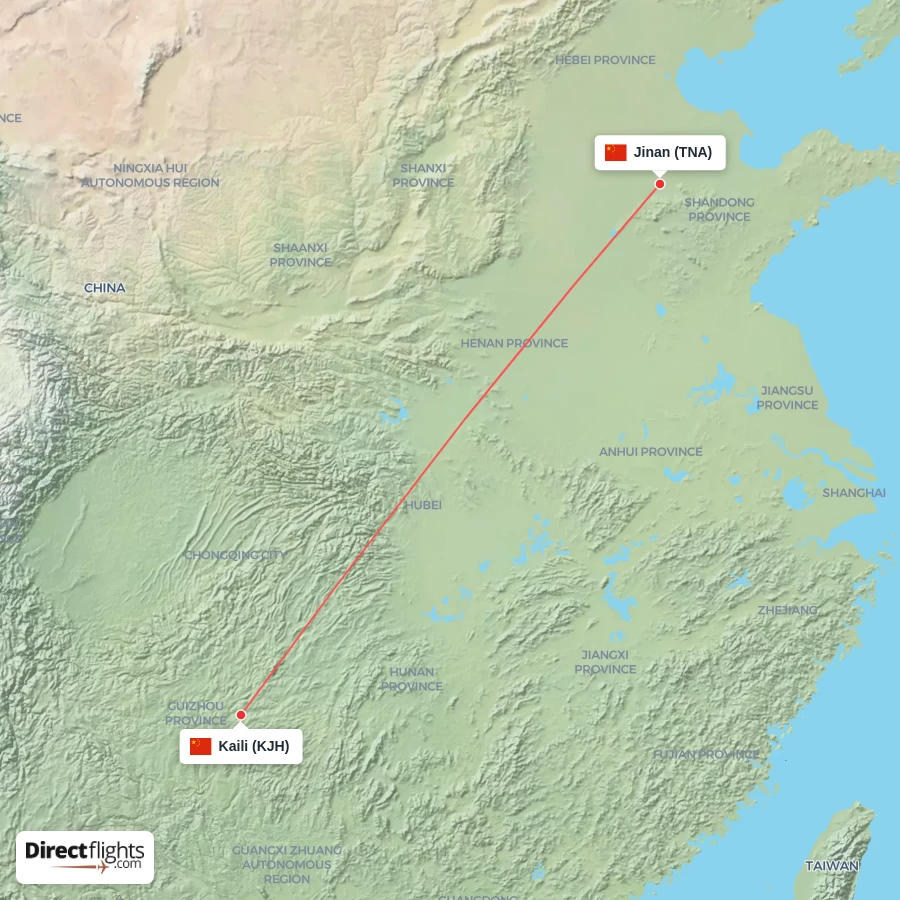 TNA - KJH route map