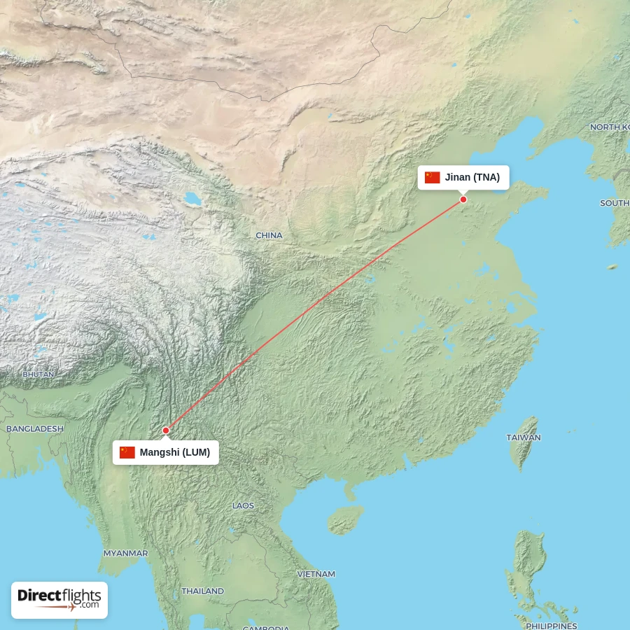 TNA - LUM route map
