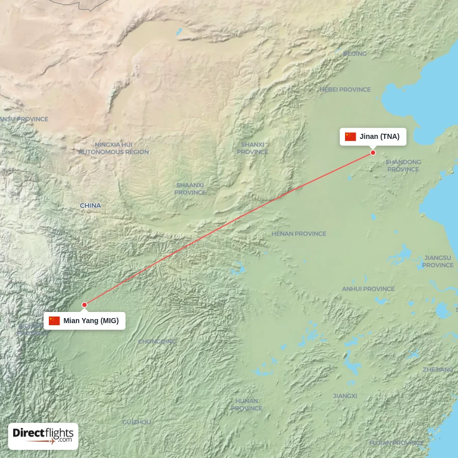 TNA - MIG route map