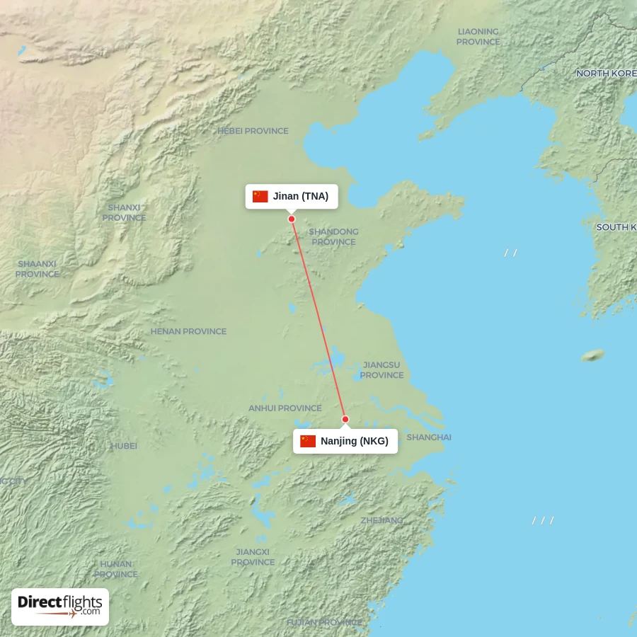 TNA - NKG route map