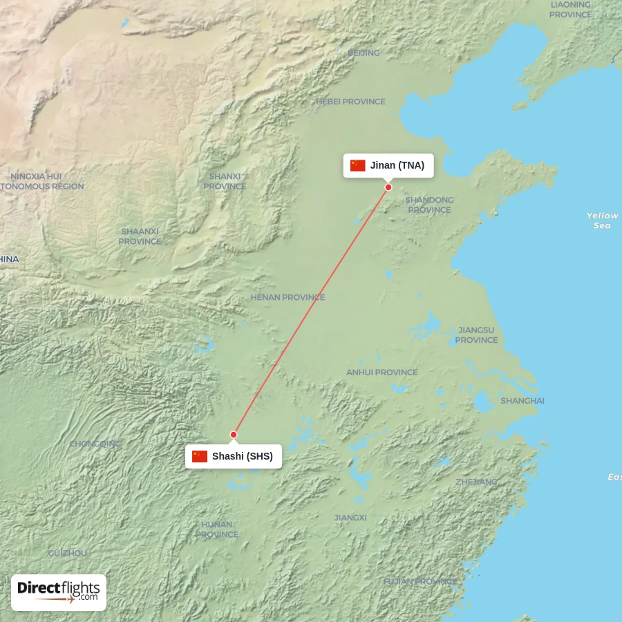 TNA - SHS route map