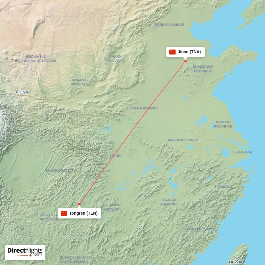 TNA - TEN route map