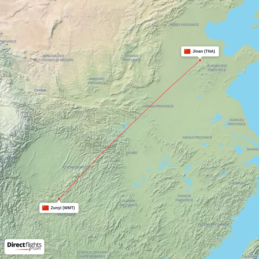 TNA - WMT route map