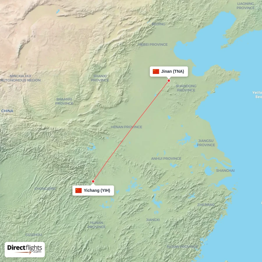 TNA - YIH route map