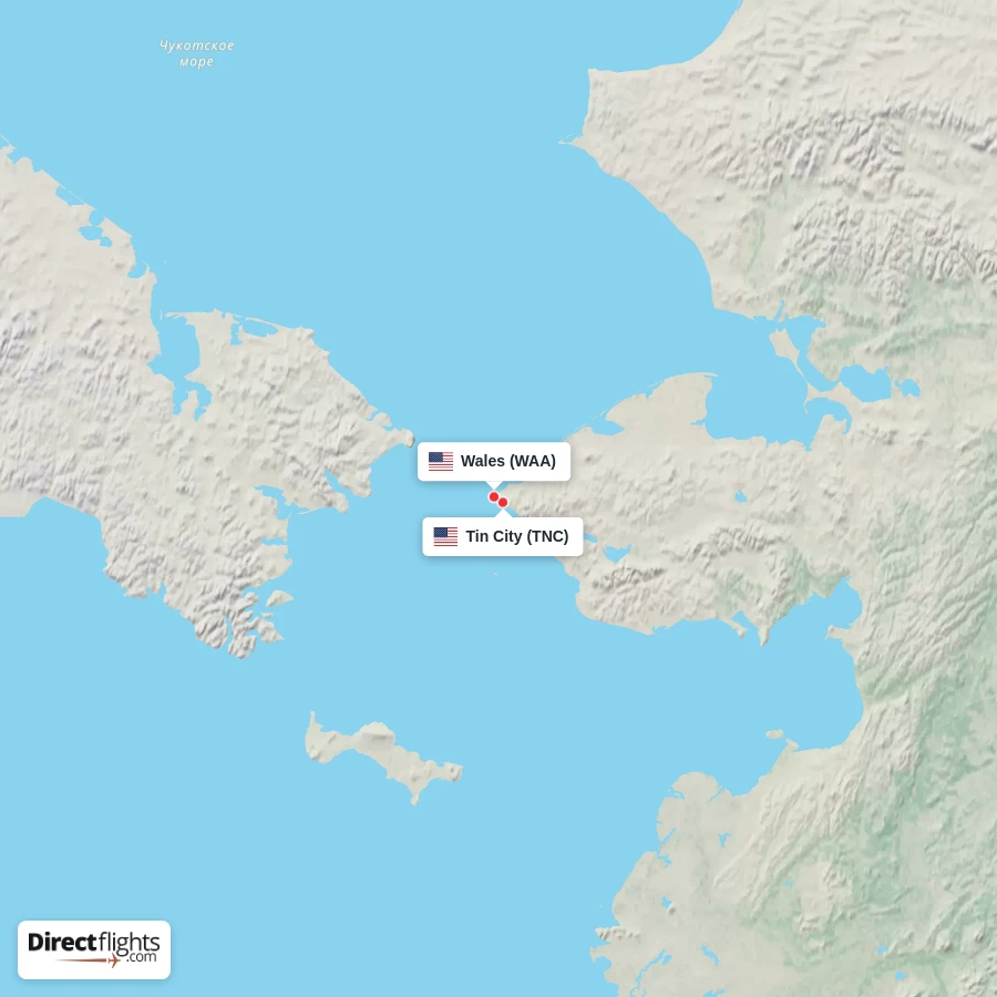 TNC - WAA route map