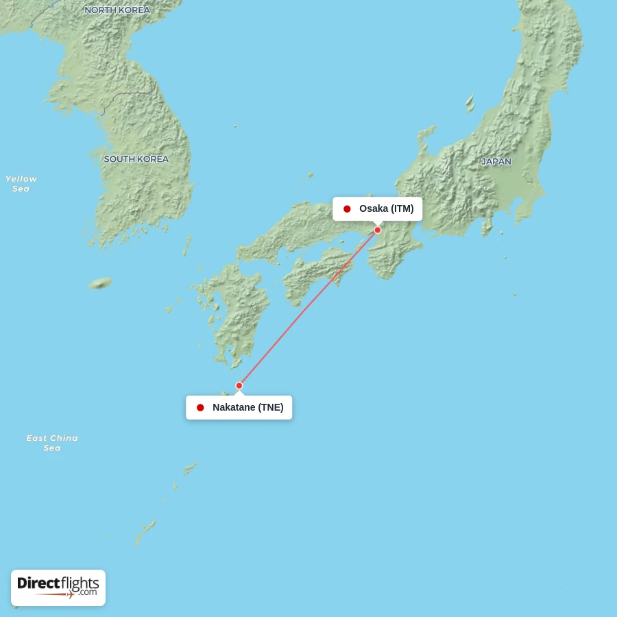 TNE - ITM route map