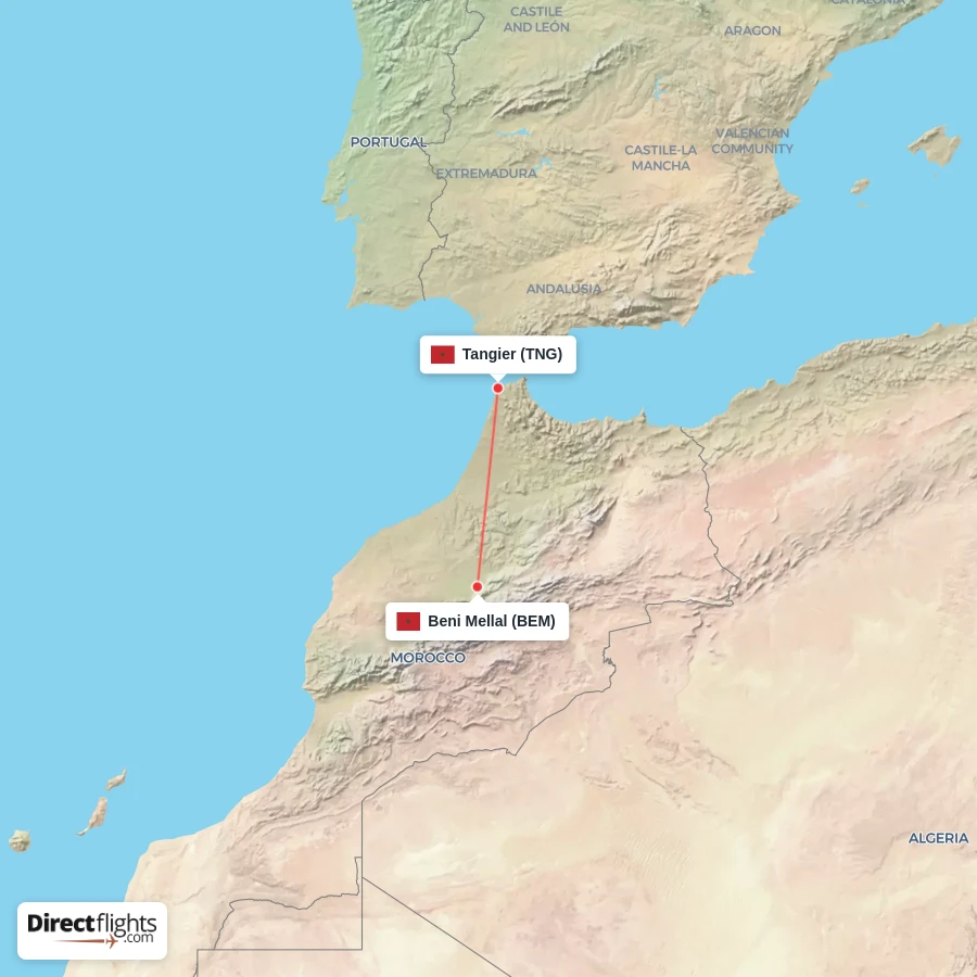 TNG - BEM route map