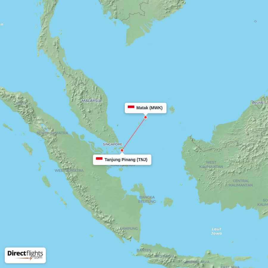 TNJ - MWK route map