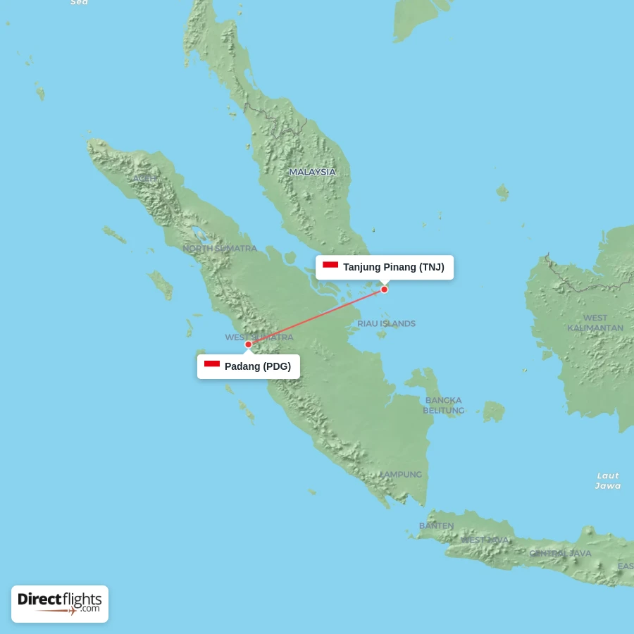 TNJ - PDG route map