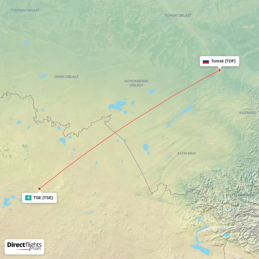 TOF - TSE route map