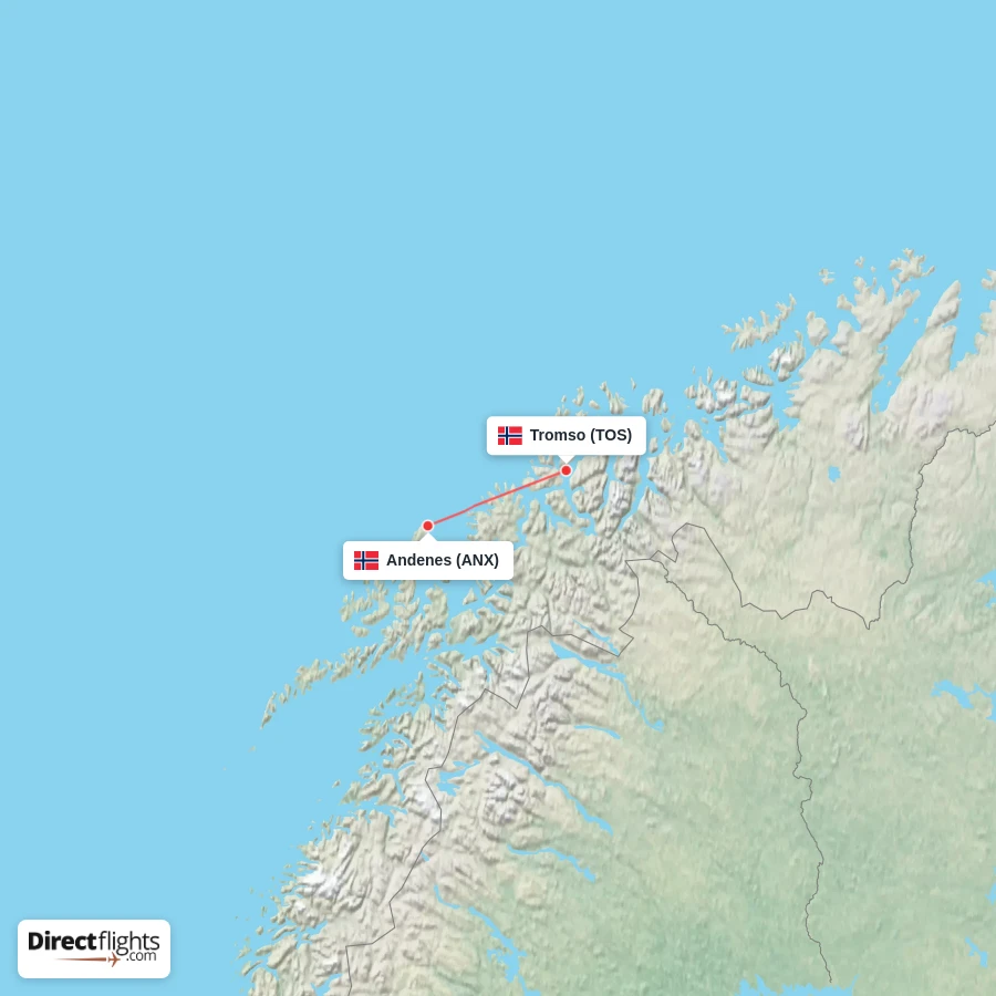 TOS - ANX route map