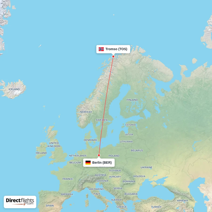 TOS - BER route map