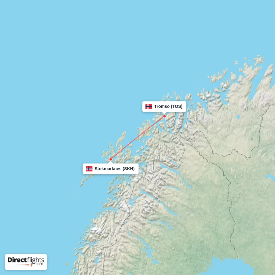 TOS - SKN route map