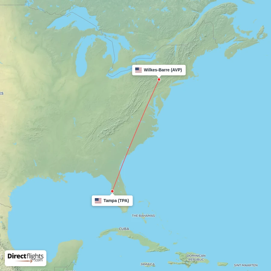 TPA - AVP route map