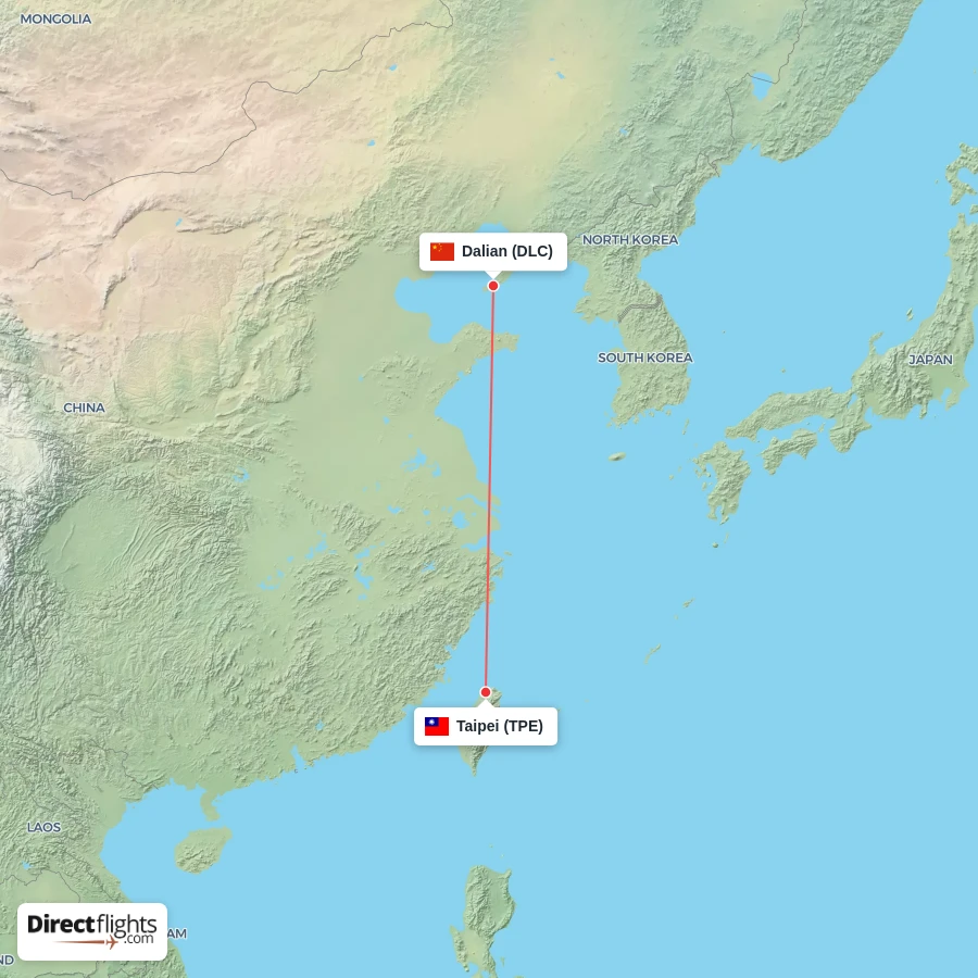 TPE - DLC route map