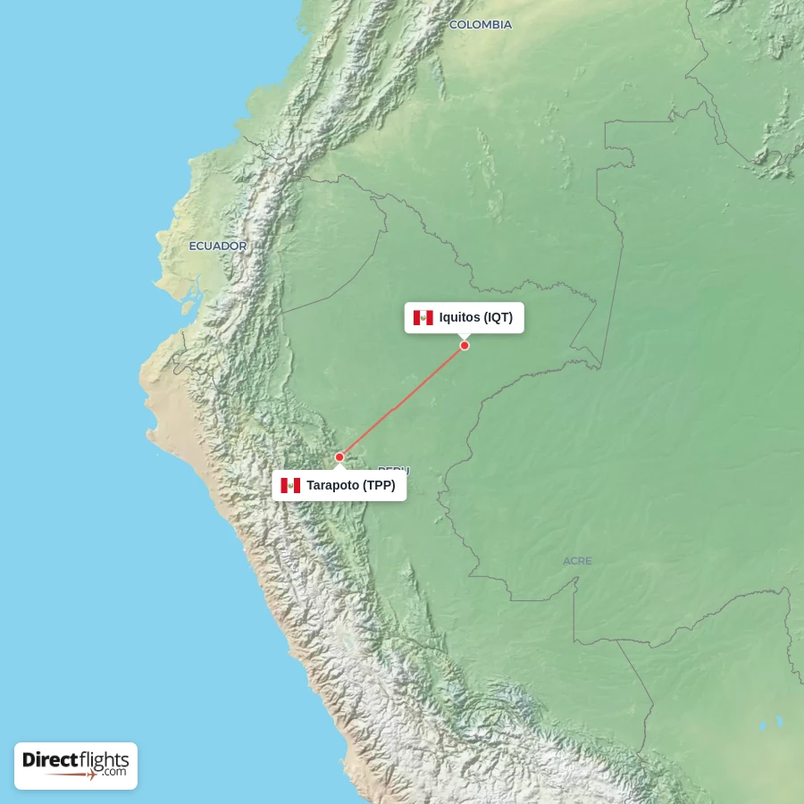 TPP - IQT route map