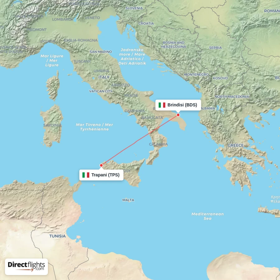 TPS - BDS route map
