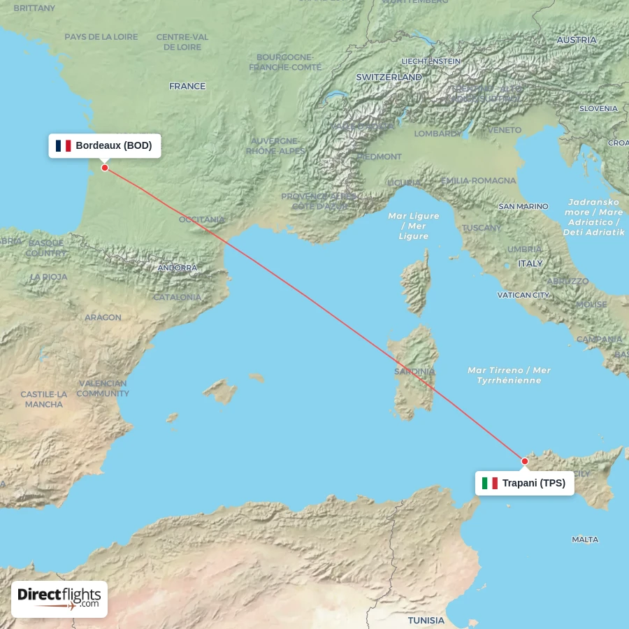 TPS - BOD route map