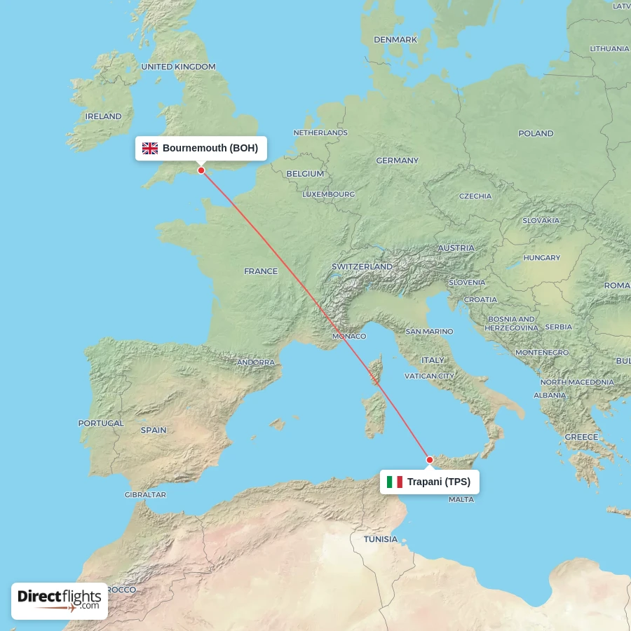 TPS - BOH route map