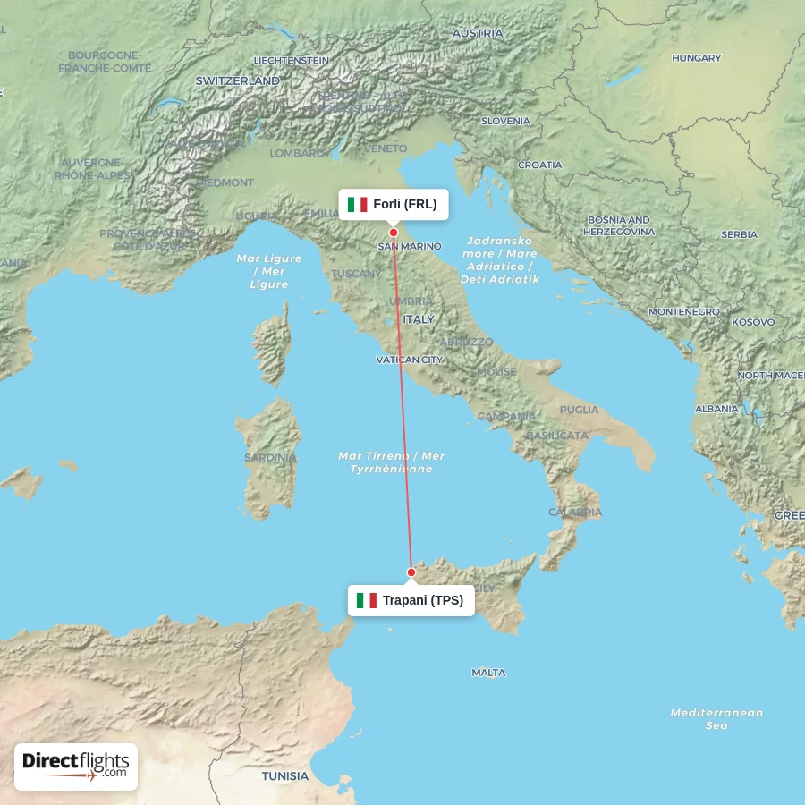 TPS - FRL route map