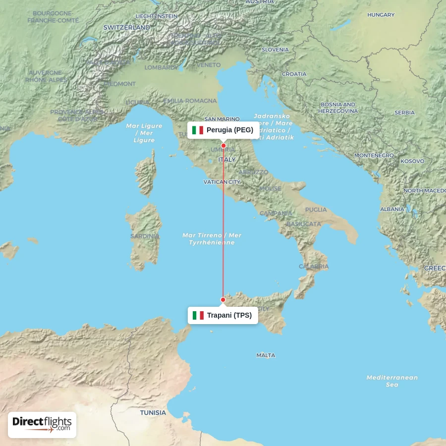 TPS - PEG route map