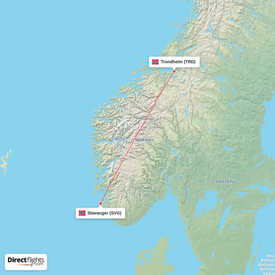 TRD - SVG route map