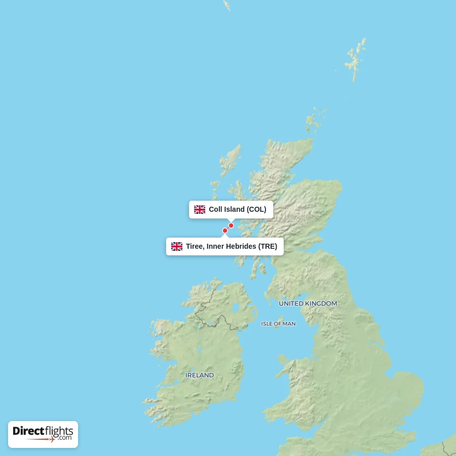 TRE - COL route map