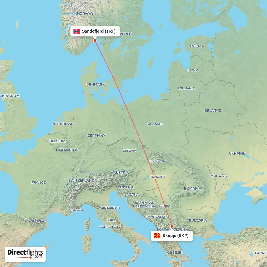 TRF - SKP route map