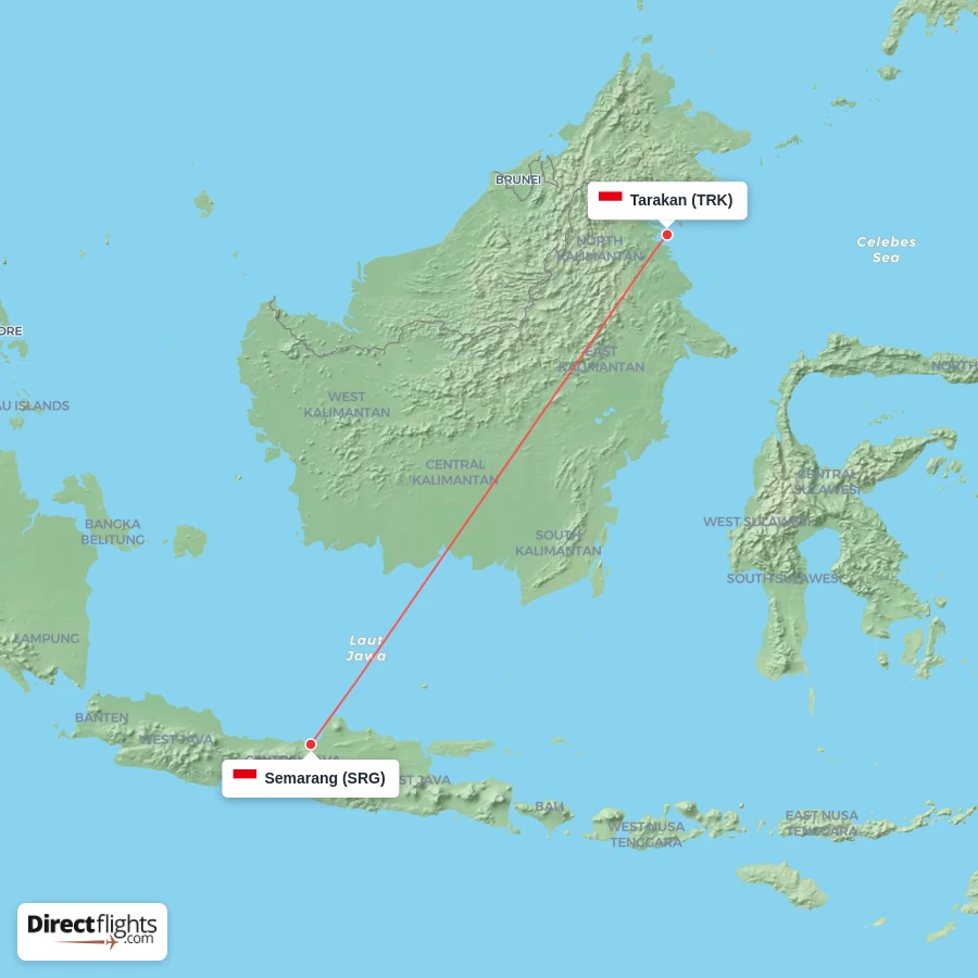 TRK - SRG route map