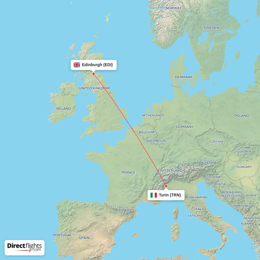 TRN - EDI route map