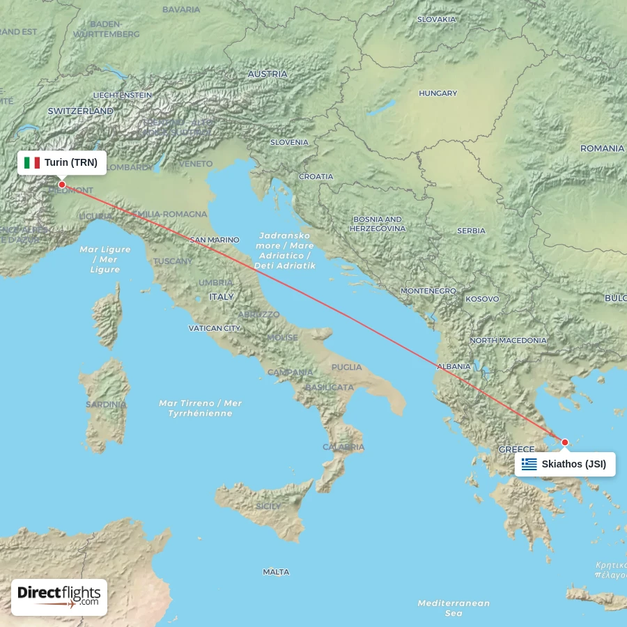 TRN - JSI route map