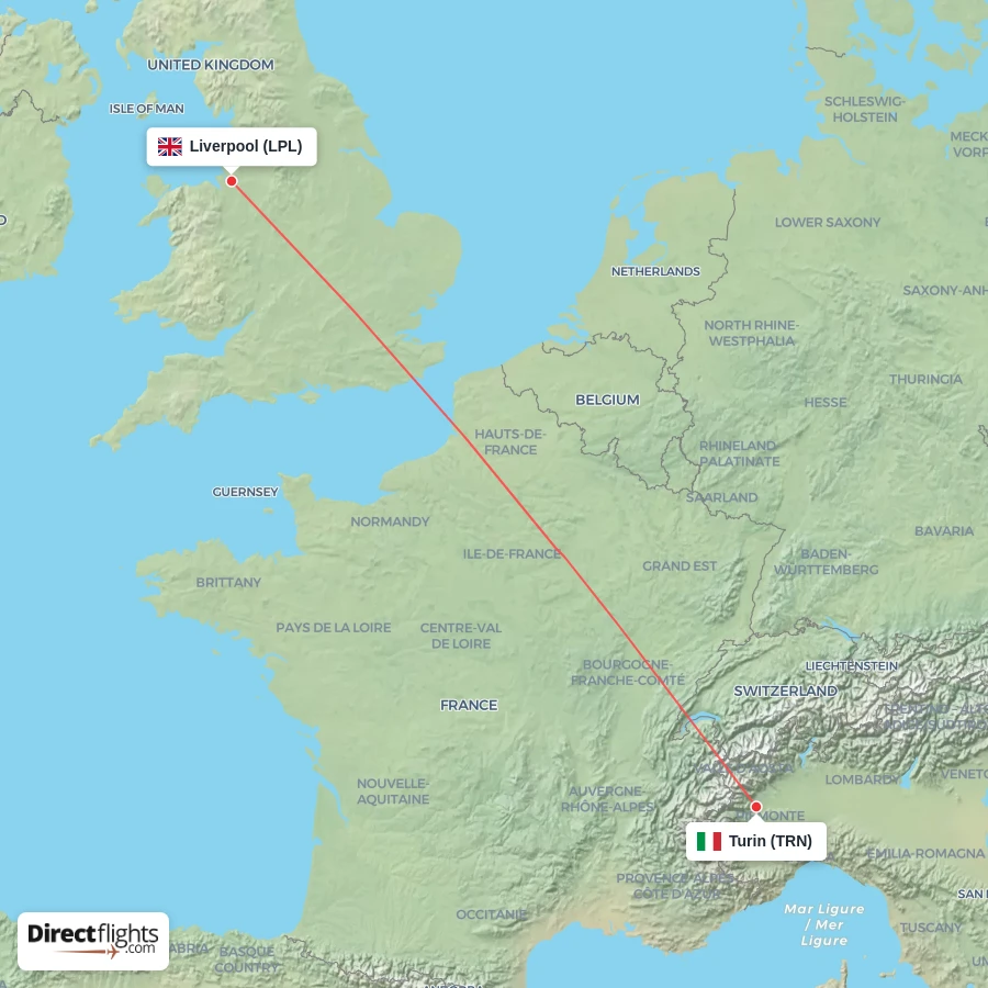 TRN - LPL route map