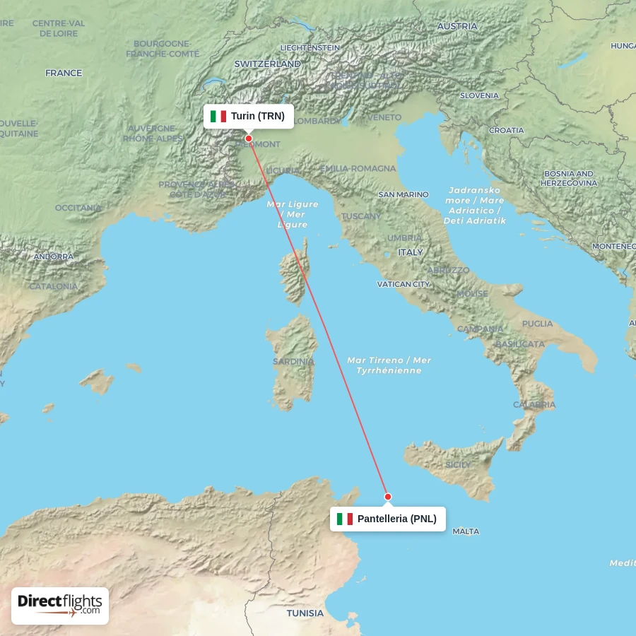TRN - PNL route map