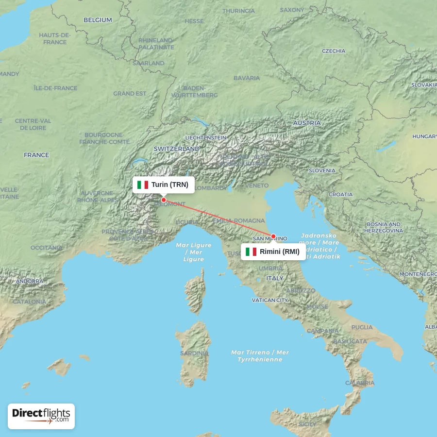 TRN - RMI route map