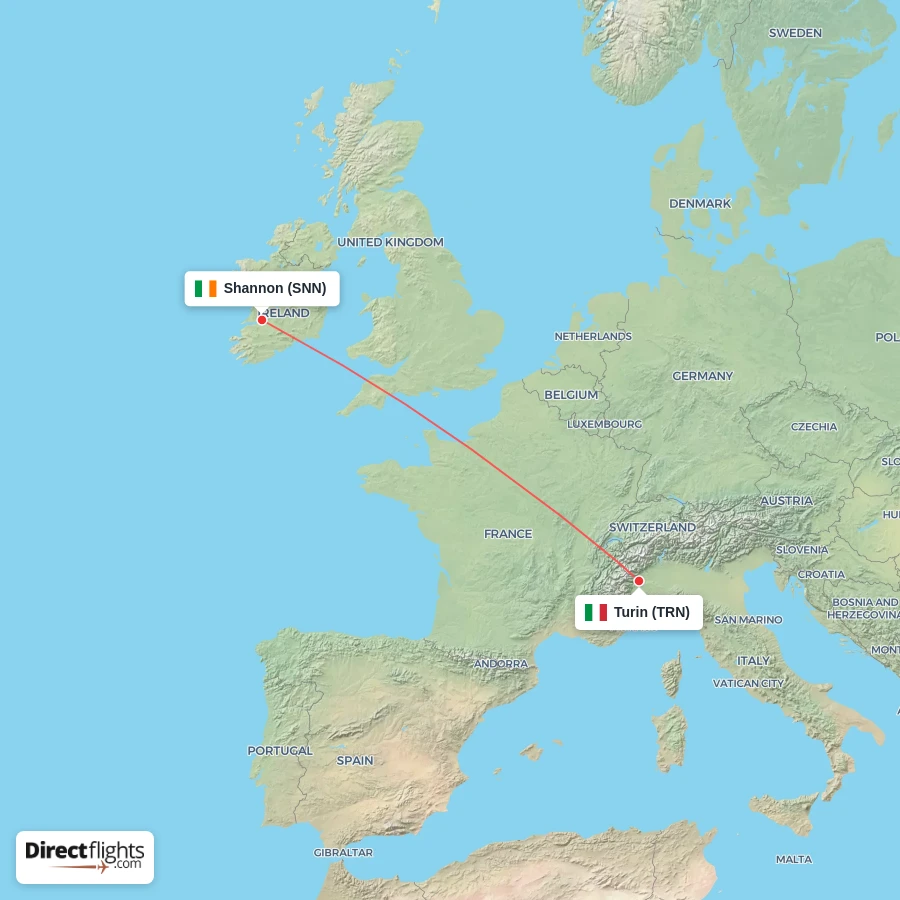 TRN - SNN route map